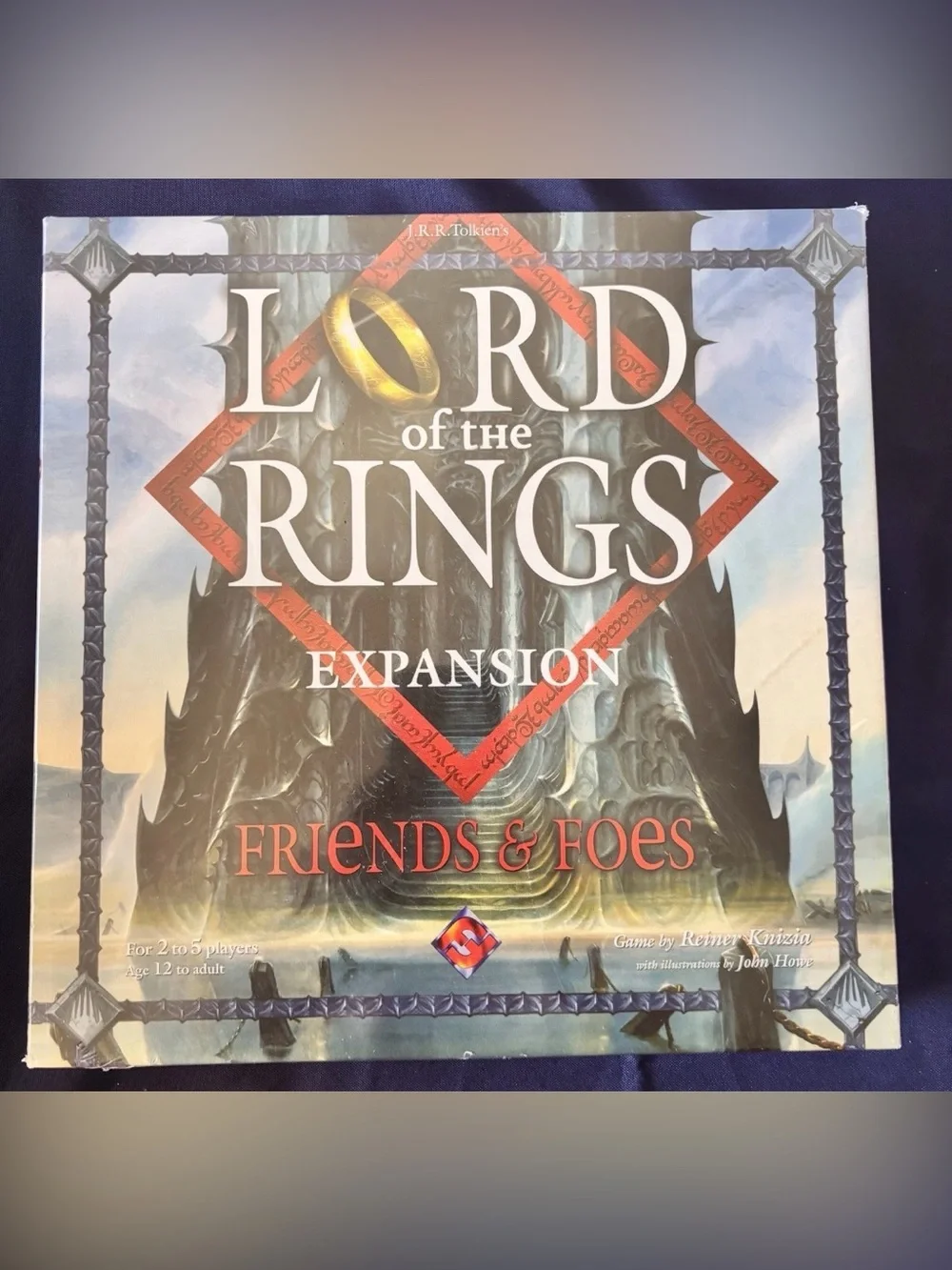 Lord of the Rings Friends & Foes Expansion Board Game 2001 Germany LOTR Sealed